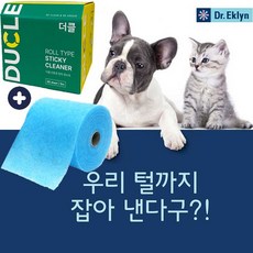 닥터에클린 더클 점착식 청소포 청소용 일회용 청소포 고양이 강아지 털청소 바닥 먼지제거 필수아이템 점착성분, 1세트