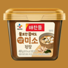 해찬들 미소 순한 미소된장 450G 안짠, 1개