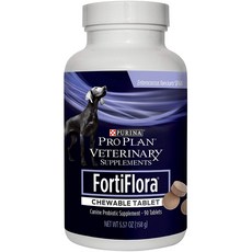 퓨리나 포티플로라 강아지 유산균 츄어블 90개입 x 1통 Purina FortiFlora, 1개, 무맛, 장/유산균 - 포티플로라