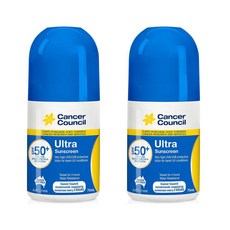 캔서카운슬 울트라 롤온 썬크림 SPF50+ 75ml 2개 선블록/선크림/선로션