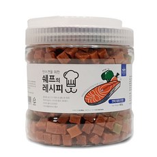 펫슐랭 강아지 쉐프의 레시피 트릿, 연어육포, 800g, 1개