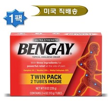 Bengay 벤게이 근육 통증 완화 크림 4oz, 1개입, 1개