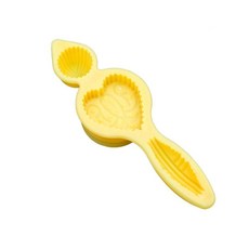 휴대용 플라스틱 중동식 쿠키 몰드 노란색 쌀 공 초콜릿 베이킹 가정용 Maamoul 1PC, 1개, 03 C