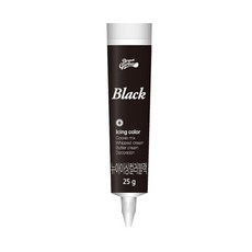 브래드가든 식용색소 블랙 색상 튜브타입, 1개, 25g