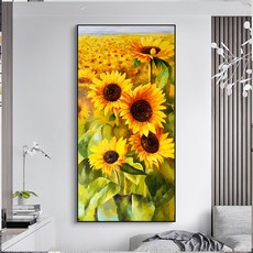 해바라기실십자수