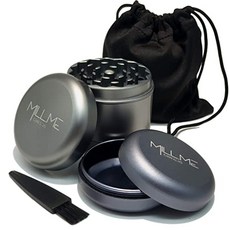 EOM Mill.Me 4 조각 2.2 Spice Herb Grinder. 보너스 허브 보관 용기가 포함되어 있습니다. 회색 알루미 [Gray] - E0490084L1C3757, Gray