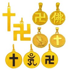 만자펜던트순금