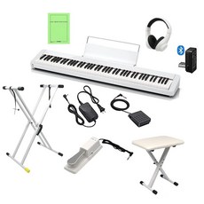 & ]CASIO DigitalPiano 88 Privia PX-S1100 & & WE [전용 헤드폰 무선 어댑터 포함 카시오