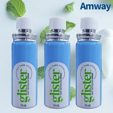 암웨이 글리스터 리후레셔 스프레이 3개 리뉴얼 최신제품 (KF94 1매 증정), 42ml, 1세트