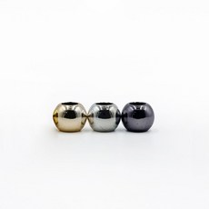 [7개묶음] 마크라메 마크라메재료 메탈 원형구슬 실버메탈볼 16mm 20mM비즈공예재료 sr0*34433mX, 메탈비즈 흑니켈 16mm