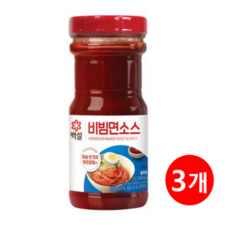 백설 면비빔소스, 3개, 890g