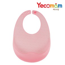 예꼬맘 젤리 실리콘 턱받이, 라이트레드, 1개, 1개입