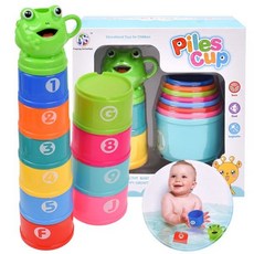 블루래빗컵쌓기