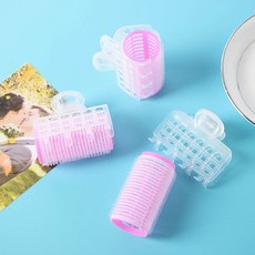 BEAUTY CELL 집게 헤어롤 3p 1세트 핑크, 기본