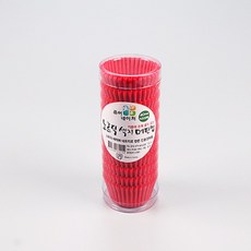 색지머핀컵(40mm/레드), 1개