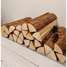 가짜 장작 모형 글램핑장 인테리어 통나무 장식품, 1개, 삼나무 장작 20cm 24개