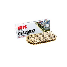 RK Racing Chain GB420MXZ-70 (420 시리즈) 골드 70.. 정품보장, Gold, 1개