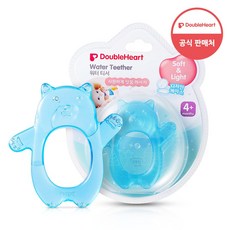더블하트 치발기 워터티서 곰 (4개월~), 1개