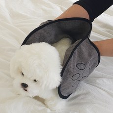 반려도 강아지고양이 수건 목욕 펫타올 애견타월, 그레이