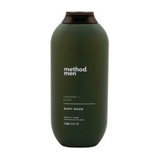 바디워시 [Method] 메소드 맨 바디 워시 주니퍼 + 세이지 532 ml Men Body Wash Juniper + Sage 18 fl oz 풍부한 거품 간편한 세, 532ml