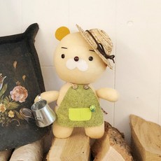 농부사자 인형 DIY 양말인형 바느질 수업교구, 단품 - 삭스돌