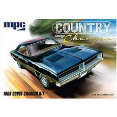 MPC 125 1969 닷지 차저 R T 컨트리 충전기 플라스틱 모델 키트 MPC878, One Color_One Size, One Color_One Size, 상세 설명 참조0