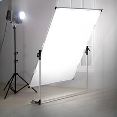 촬영 대형 스크린 라이트 소프트 반사판 보드 사진 배경천 방송용, 쓰리 스크린 슈트(B), 1개