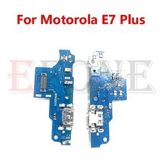 보드 고 독 케이블 파워 플러스용 E7i 플레이 포트 모토로라호환 E7 MOTO E5 E6S 부품 E6 수리 플렉스 USB 충전 E6i, E7 Plus NO IC, 1개
