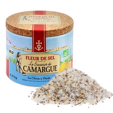 카마르그 꽃 소금 식품 125g 프랑스 쓴맛 없는 소금, 1개