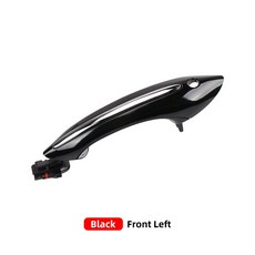 자동차교체부품 BMW 호환 F02 F10 F06 F07 용 자동차 외장 컴포트 액세스 도어 핸들 키리스 Go 교체용 5 6 7 시리즈 블랙 화이트 브라운, 01 Black Front Left