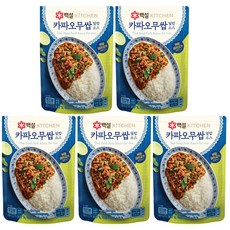 백설 카카오무쌉덮밥소스, 150g, 5개