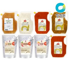 [청정원] 대용량 스파게티소스 2kg 8종 골라담기 | 봉골레 로제 토마토 크림파스타, 01. 쉐프원 토마토 파스타소스 2kg