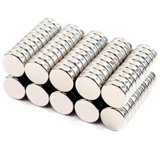 MIN CI 30Pcs 초강력 희토류 자석 디스크 20 x 3mm 장식 원형 냉장고 네오디뮴 화이트보드용 재미있는 소형 공예용 귀여운 라커 건식 지우개 보드, 10mm x 3mm 100pack