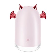 디씨즈 USB 미니 가습기 무드등, 핑크