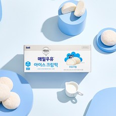 매일유업 매일우유 아이스 크림떡 우유크림, 6개, 60g