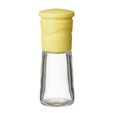 Kyocera CM-15N-YL 밀 90ml(3.3액량 온스) 세라믹 참깨 시즈닝 용기 굵기 조절 분해 세척 옐로우, 1개