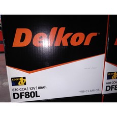 델코 DF80L 자동차배터리 차량용밧데리, DF80L 폐전지수거+공구대여 함, 1세트