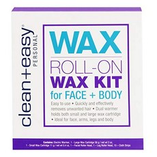 깨끗한 쉬운 Personal Roll-On Waxer 키트 세트 쉬운 Hair 제거 At 홈 Waxing 기기 Device 기기 (120V), One Color_One Size, One Color_One Size