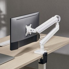 35인치 싱글모니터암 상하좌우 피벗 27인치 24인치 22인치 삼성 LG 호환 모니터거치대 클램프 책상용 17 35인치 vesa 100X100 