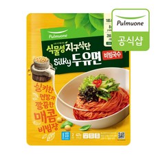 [풀무원] 식물성지구식단 Silky두유면비빔국수 2인 (423g), 1개, 423g