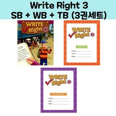 Write Right 3 SB + WB + TB (3권세트)/NE_Build & Grow