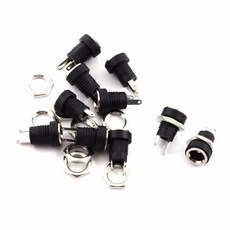 500PCS 5.5mm x DC 전원 잭 암 패널 마운트 커넥터, 500개