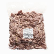 백암전통식품 삶은 돼지볼살 슬라이스 2kg 돼지뽈살 순대국, 1개