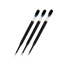 OHTO 플래시 드라이젤 볼펜 리필 0.5mm [블랙] PG105NP 3세트 일본수입 3개, 3 Count (Pack of 1)