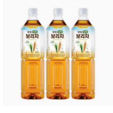 광동제약 [광동] 무라벨 밀싹보리차 커피음료, 1.5L, 12개, 12개