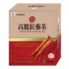 [송원식품] 송원 홍삼차 40T, 3g, 40개입, 1개