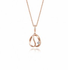 스타일러스[골든듀AMC] 14K금 목걸이 뷔네3 다이아몬드 포인트 Necklace a-212300075 w490