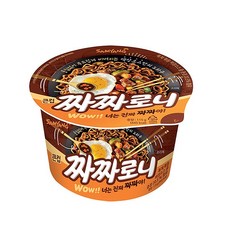 삼양 짜짜로니 큰컵 115g, 12개