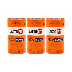 종근당 락토핏 생유산균 코어, 120g, 3개