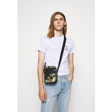 베르사체 Jeans Couture UNISEX - Across body bag - black VEI54H00L 150불 이상 주문시 부가세 별도